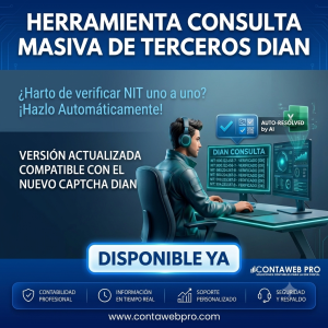 Herramienta Consulta masiva de terceros 2026 DIAN
