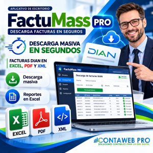 FactuMass Pro | Descarga, Analiza Facturas DIAN en Excel, PDF y XML