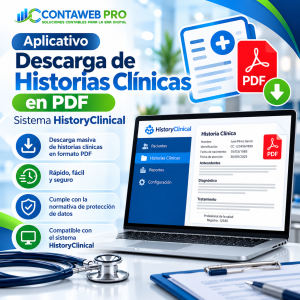 Aplicativo Descarga de Historias Clínicas en PDF | Sistema History Clinical